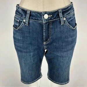 ❤️ Silver Suki Bermuda denim shorts 28